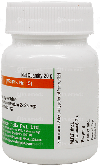 Dr Willmar Schwabe Berberis Pentarkan Ptk 15 Tablet 20Gm